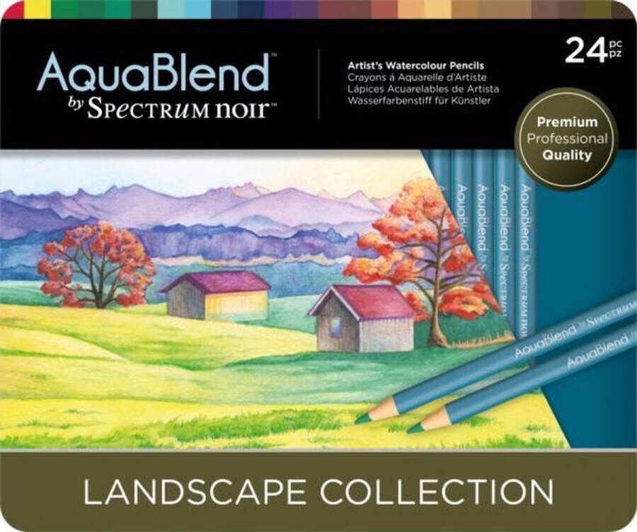 Spectrum Noir Aquablend Potloden a 24 stuks (Vernieuwde kwaliteit) Landscape