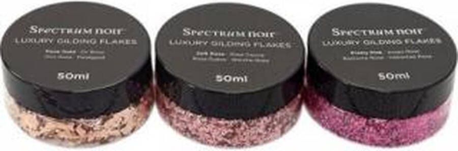 Spectrum Noir Luxury Gilding Flakes Blush (3st) 50ml