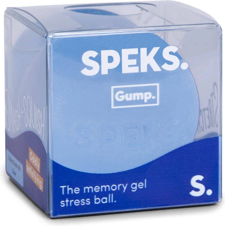 SPEKS Gump Anti-Stress Bal Blauw
