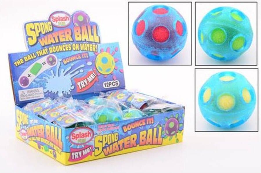 Spelletjesboer Sponge Splash waterbal 12 stuks