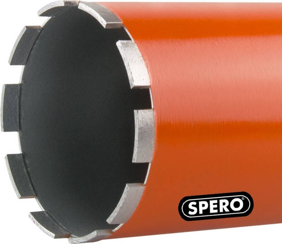 Spero 132mm Beton kernboor PREMIUM Dikwandig Diamantboor 1-1 4 UNC 400mm lang