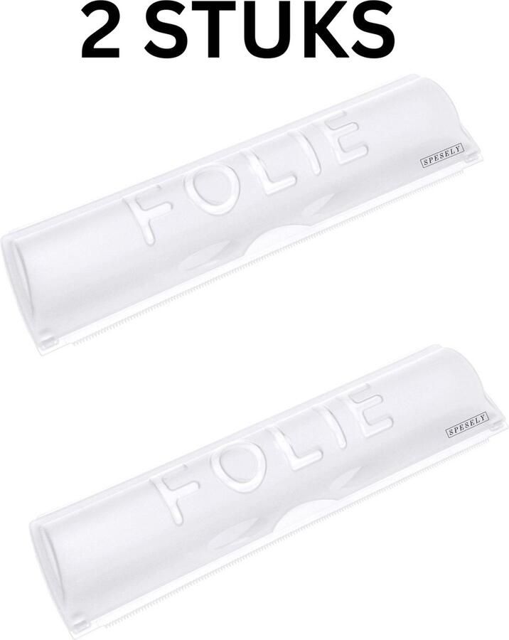 Spesely Foliehouder 2 STUKS Keukenrolhouders Vershoudfolie houder Aluminiumfolie houder Bakpapier houder rollenhouder la 33x8.5x5cm