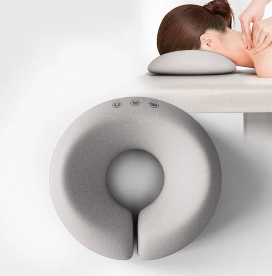 SpheCushion Gezichtskussen Kussen met Gat Grijs Gezichtskussen voor Massage Massagekussen