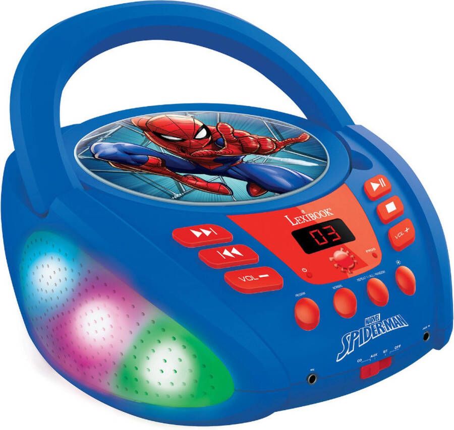 Spider-Man Bluetooth cd-speler met lichteffecten