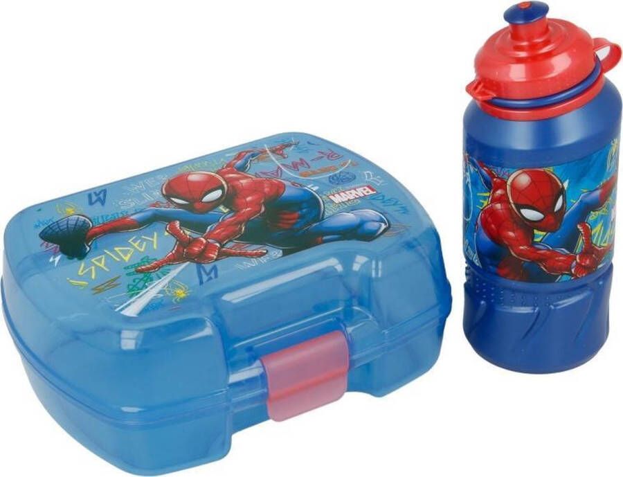 Spider-Man Marvel Spiderman lunchbox met drinkbeker
