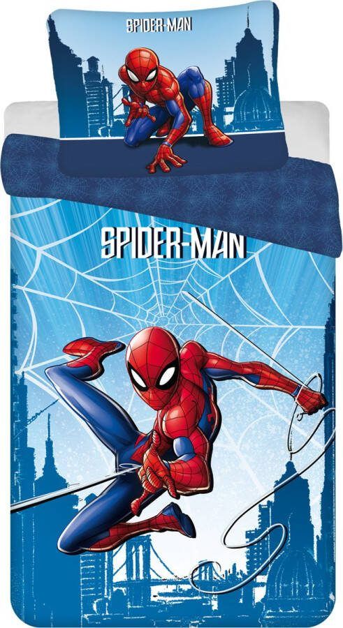 Spider-Man SpiderMan Dekbedovertrek Spider Sense Eenpersoons 140 x 200 cm Katoen