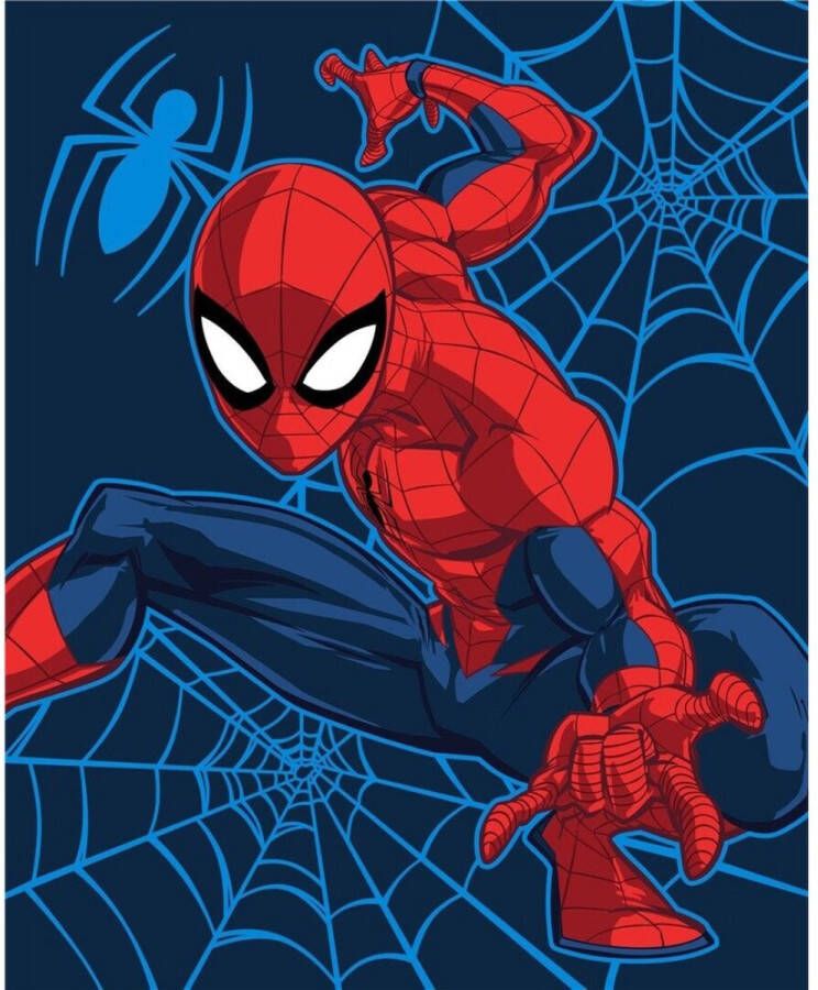 Spider-Man SpiderMan Fleeceplaid Web 130 x 160 cm Polyester