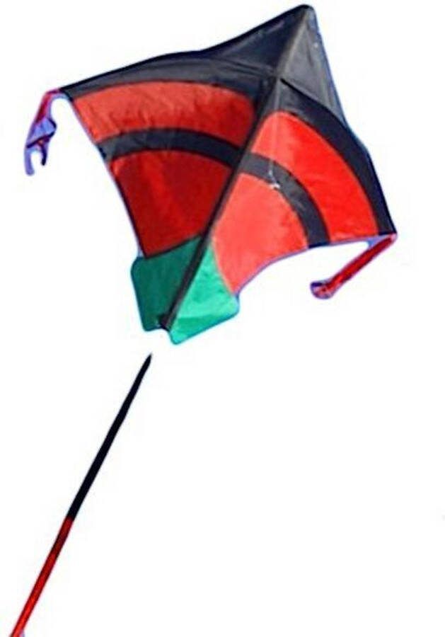Spiderkites Vlieger Fight Dragon Junior 75 Cm Nylon Rood zwart