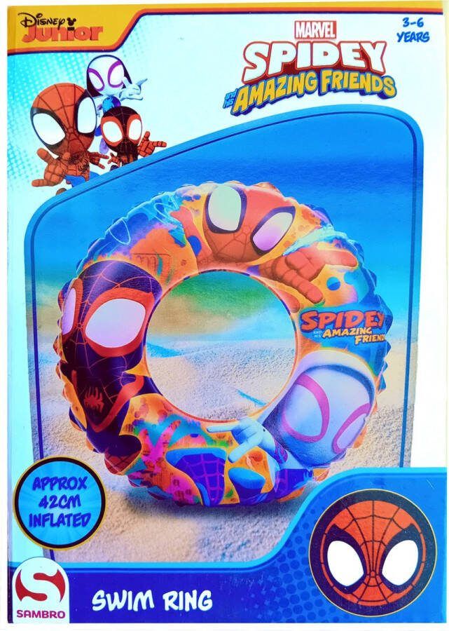 Spidey Marvel Zwemband 42cm opblaasbaar zwemring spin ghostspider 3 tot 6 jaar zwemmen