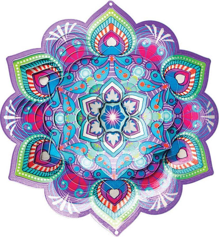 Spin Art Cooking Vinyl Spin Art windspinner Mandala Star Flower 30cm