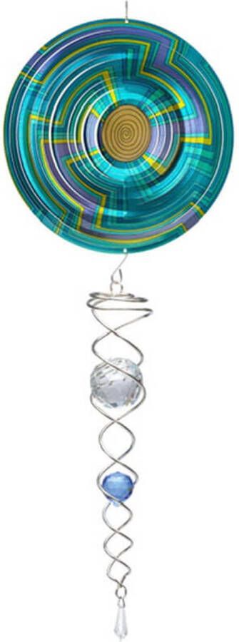 Spin Art Cooking Vinyl Spin Art Windspinner Mandala Swirl Artist Crystal Tale ACTMSW0800 totale lengte 60cm