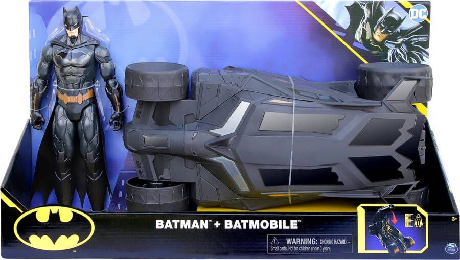 DC Comics Batman Speelfiguur Batmobile met Batman 30cm