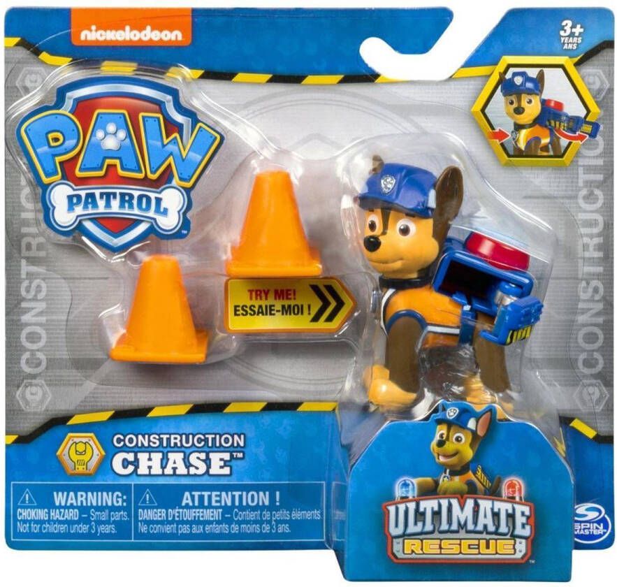 Spin Master Speelset Paw Patrol Construction Chase 7 Cm