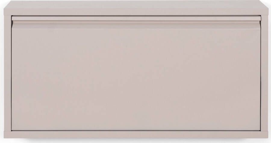 Spinder Design Billy 1 Schoenenkast met 1 vak 75x12 5x37 5 cm Zijdeachtige Taupe - Foto 2