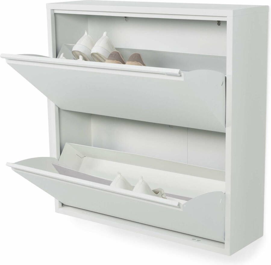 Spinder Design BILLY 2 Schoenenkast Wit