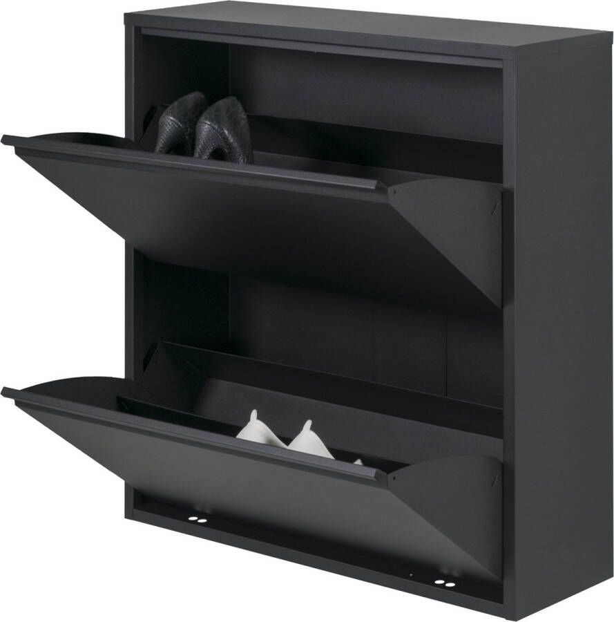 Spinder Design BILLY 2 Schoenenkast Zwart