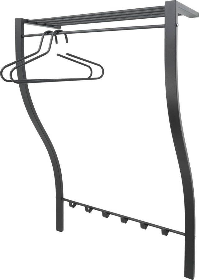 Spinder Design CARVE 1 Wandkapstok Zwart
