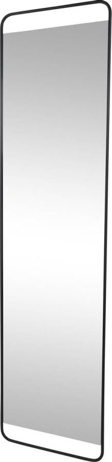 Spinder Design Clint XL Passpiegel 46x3x175 cm Zwart
