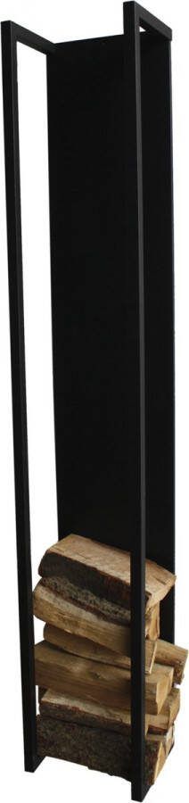 Spinder Design CUBIC FIRE Houtopslag Zwart