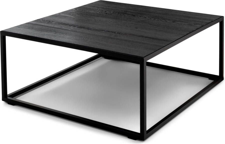Spinder Design Daniel Salontafel 80x35x80 cm Zwart