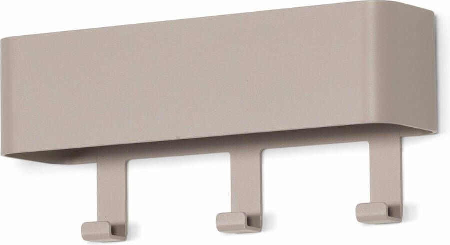 Spinder Design Dax Play 3 Wandkapstok H 12 cm Silky Taupe