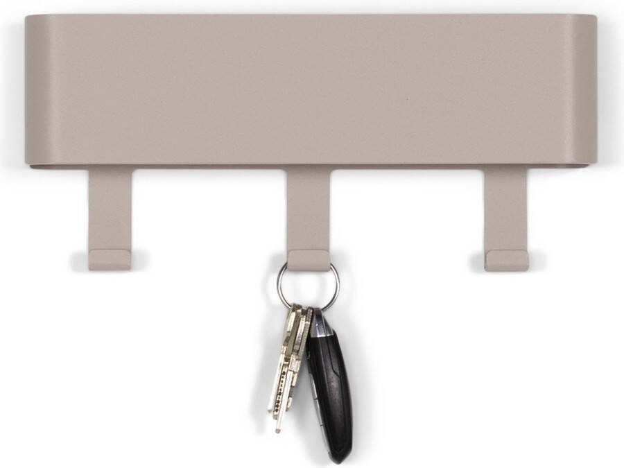 Spinder Design Dax Play 3 Wandkapstok H 12 cm Silky Taupe