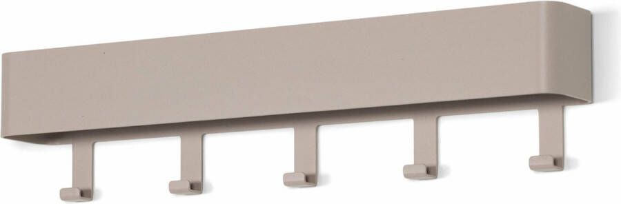 Spinder Design Dax Play 5 Wandkapstok H 12 cm Silky Taupe