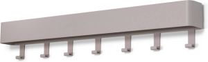 Spinder Design Dax Play 7 Wandkapstok met 7 haken 72x7 5x12 cm Zijdeachtige Taupe