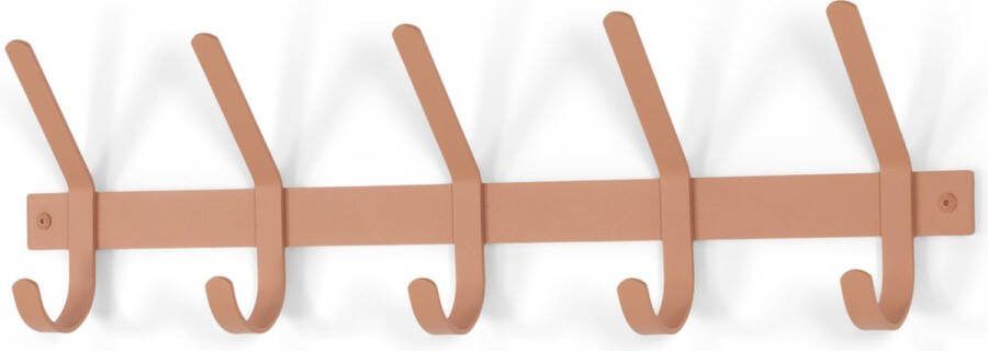 Spinder Design DEXTER 5 Wandkapstok Clay Terra