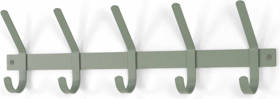 Spinder Design DEXTER 5 Wandkapstok Dusty Green