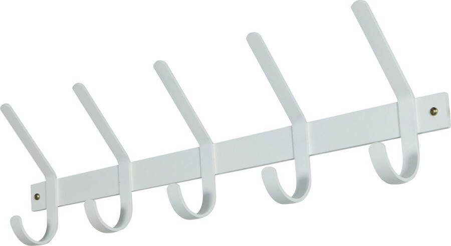 Spinder Design DEXTER 5 Wandkapstok Wit