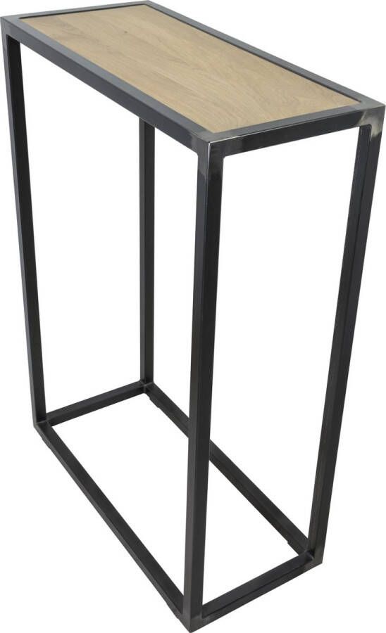 Spinder Design Diva Bijzettafel 30x66x90 cm Blacksmith Eiken