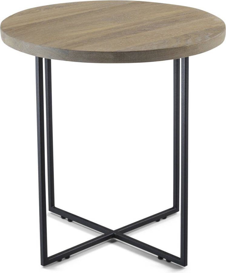Spinder Design DRESS 39 Bijzettafel Zwart Eiken