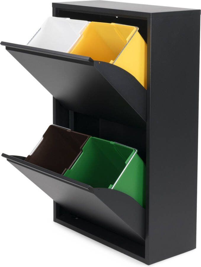 Spinder Design Gigi Afvalemmer 1 8L Zwart
