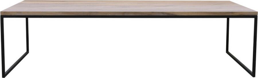 Spinder Design Salontafel Malyna 140 x 70 cm-zwart|eik