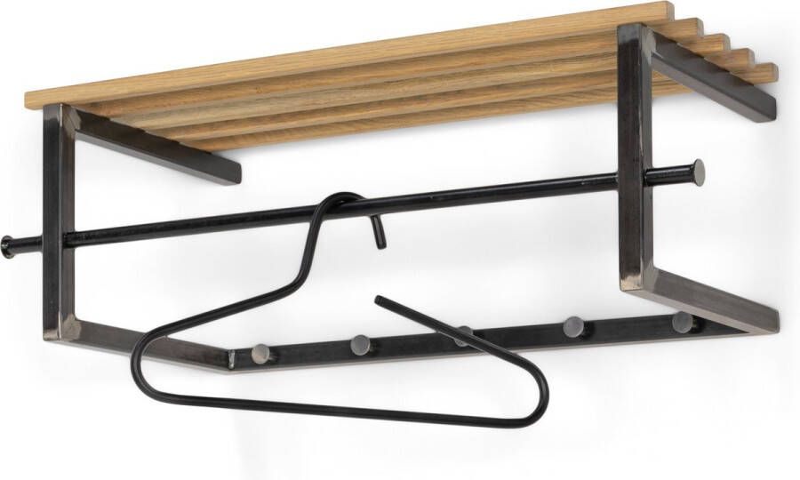 Spinder Design Marco kapstok blacksmith staal eiken