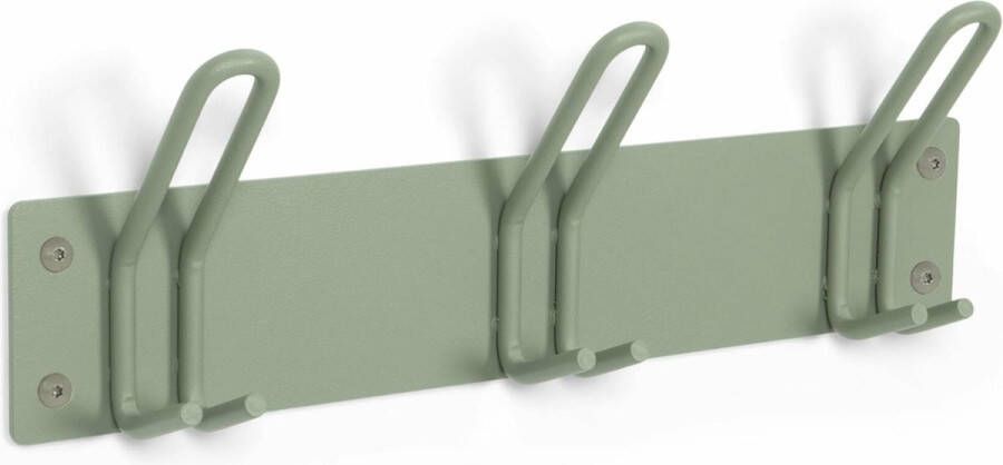 Spinder Design MILES 3 Wandkapstok Dusty Green