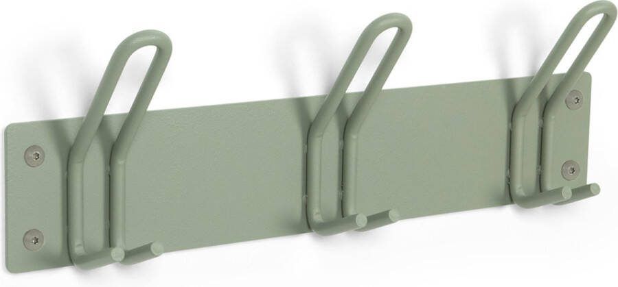 Spinder Design MILES 3 Wandkapstok Dusty Green