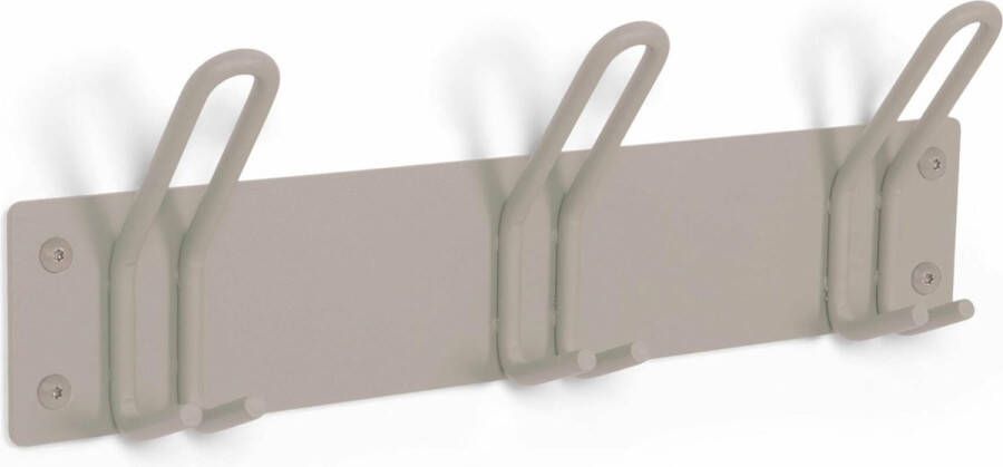 Spinder Design MILES 3 Wandkapstok Silky Taupe