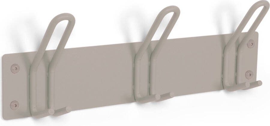 Spinder Design MILES 3 Wandkapstok Silky Taupe