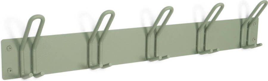 Spinder Design MILES 5 Wandkapstok Dusty Green