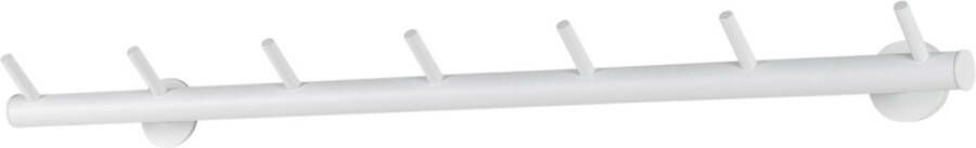 Spinder Design Odin 03 Wandkapstok met 7 haken 80x13x8 cm Wit