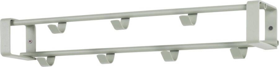 Spinder Design Rex 1- Wandkapstok met 7 haken 60x11 5x10 cm Olijfgroen