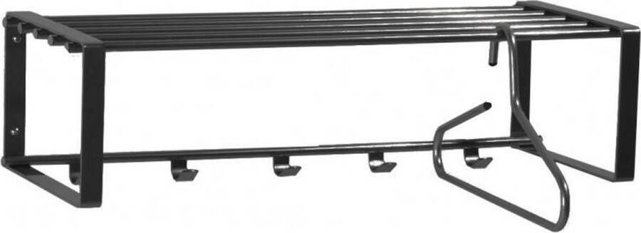 Spinder Design Rex 2 Wandkapstok met 5 haken 70x29x19 cm Zwart - Foto 2