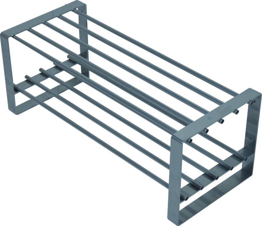 Spinder Design Rex Schoenenrek 70x27x29 cm – Nikkel - Foto 2