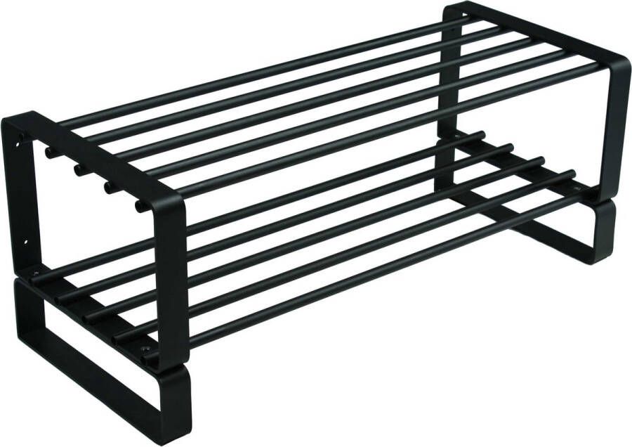 Spinder Design Rex Schoenenrek 70x27x29 cm – Zwart
