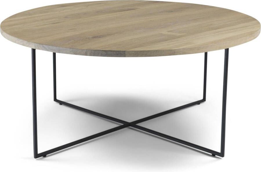 Spinder Design Salontafel Dress 79 X 33 5 Cm Hout staal Bruin