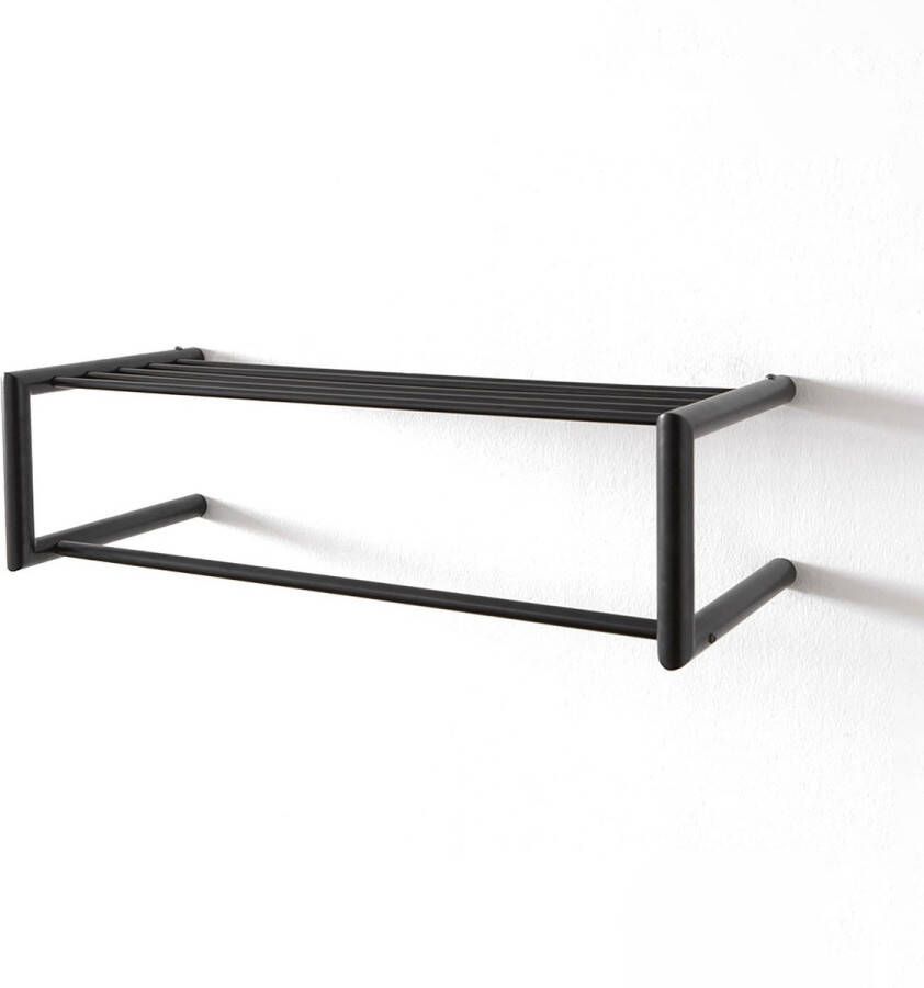 Spinder Design Smooth Wandkapstok 80x33 5x23 cm Zwart - Foto 2