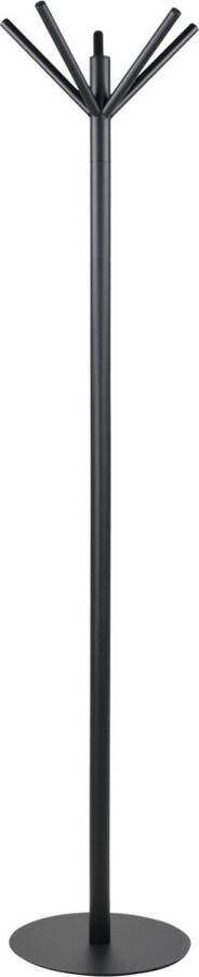Spinder Design Sticks Kapstok Vrijstaand met 5 haken 40x40x181cm Zwart