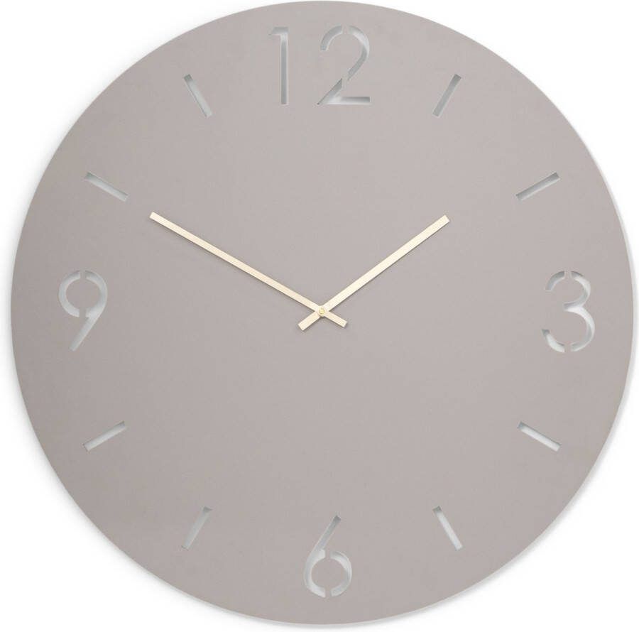 Spinder Design TIME Ø 80 Klok Silky Taupe